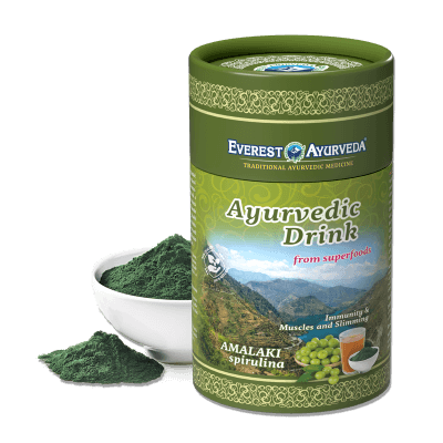 AMALAKI gėrimas SPIRULINA